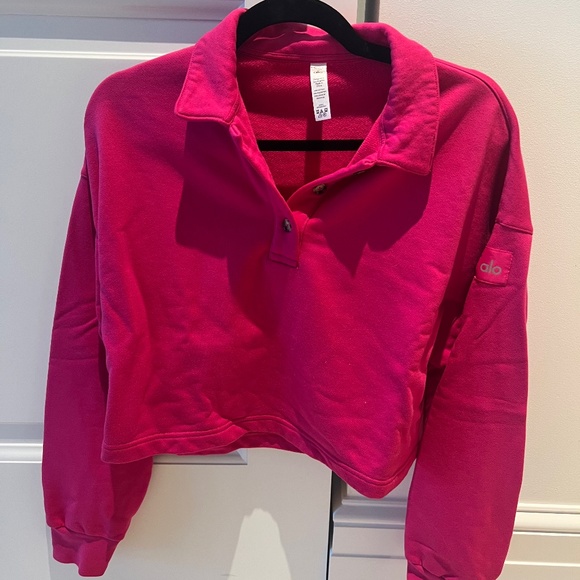 ALO Yoga Tops - Alo Yoga Polo Henley Pullover